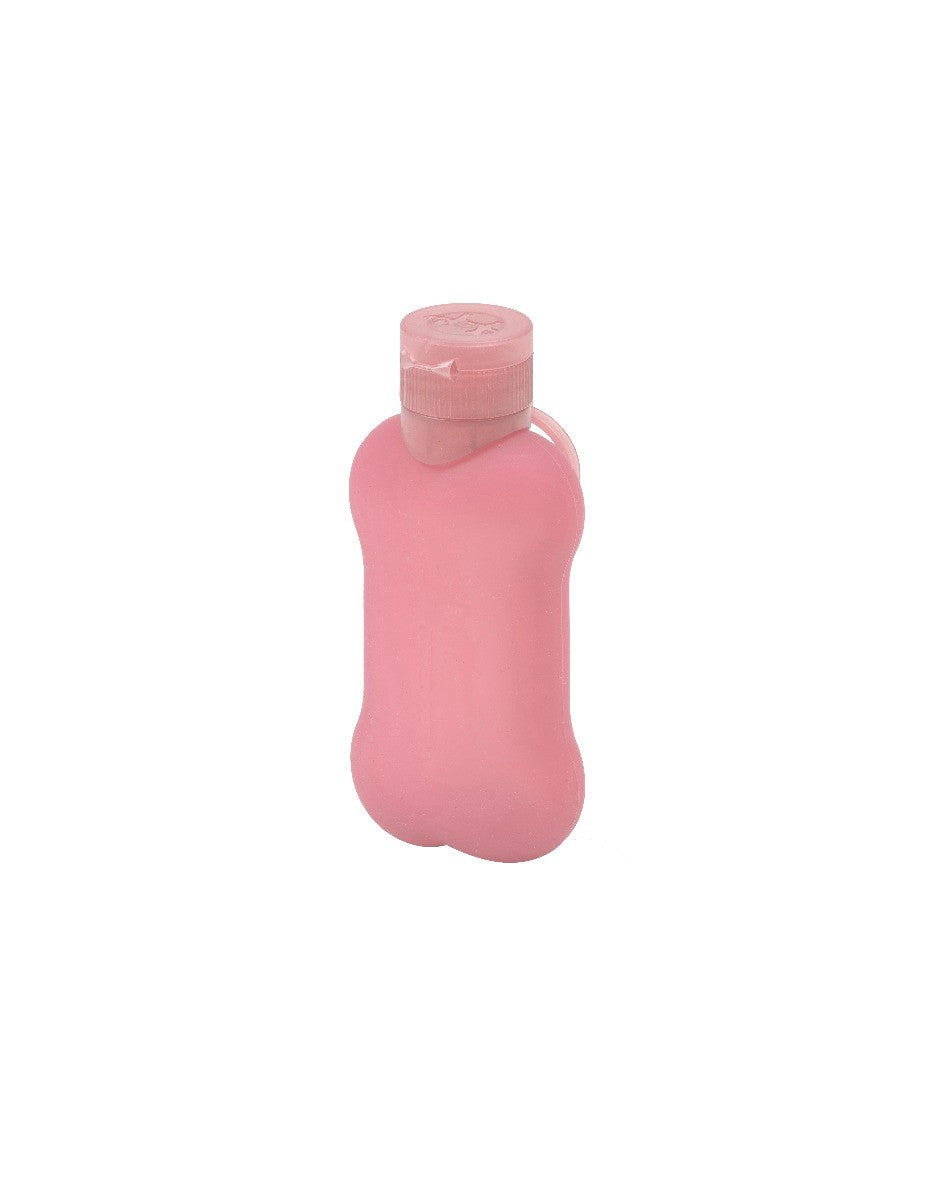 Botella Ton Pi de 100 ml, fabricada en silicona suave y flexible, perfecta para enjuagar pipis durante los paseos y mantener la limpieza.