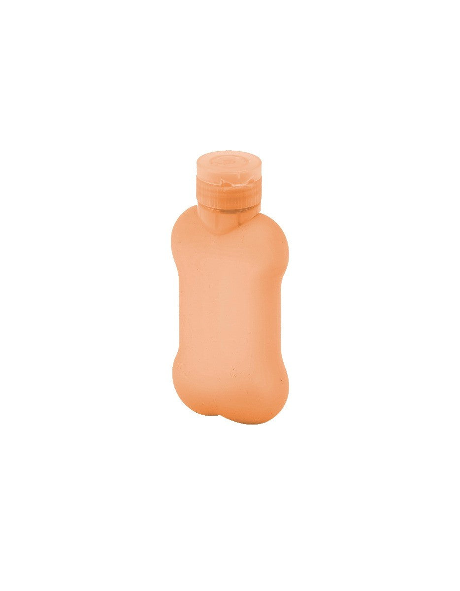 Botella Ton Pi de 100 ml, fabricada en silicona suave y flexible, perfecta para enjuagar pipis durante los paseos y mantener la limpieza.