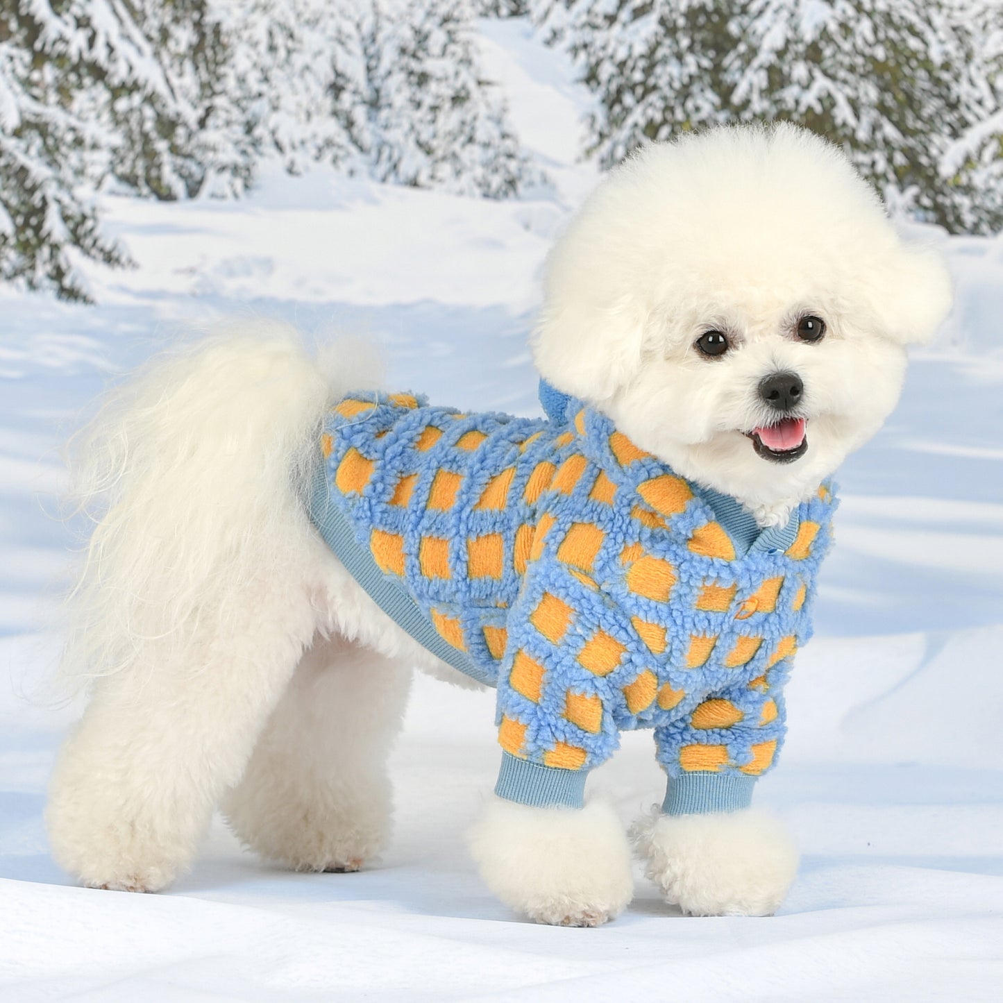 El Jersey Stefan Puppia ofrece un ajuste perfecto para perros pequeños y medianos, brindando comodidad y protección sin restricciones.