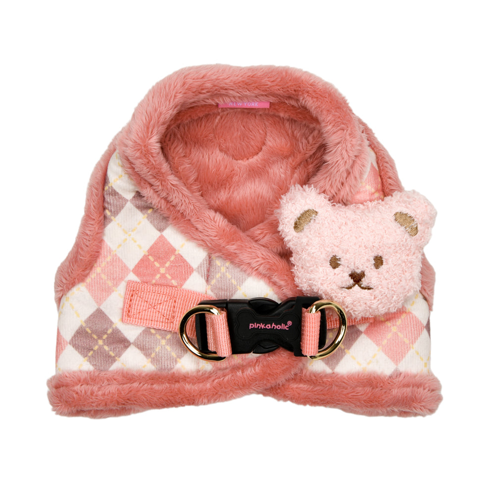 Arnés chaleco Annika Pinkaholic para climas fríos, disponible en varias tallas