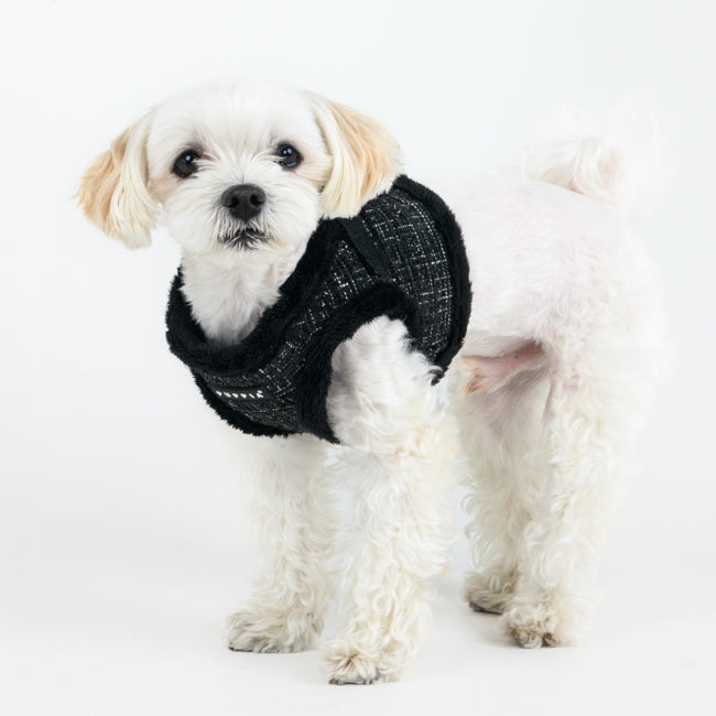 Arnés chaleco Oscar Puppia con forro polar para perros pequeños y medianos.