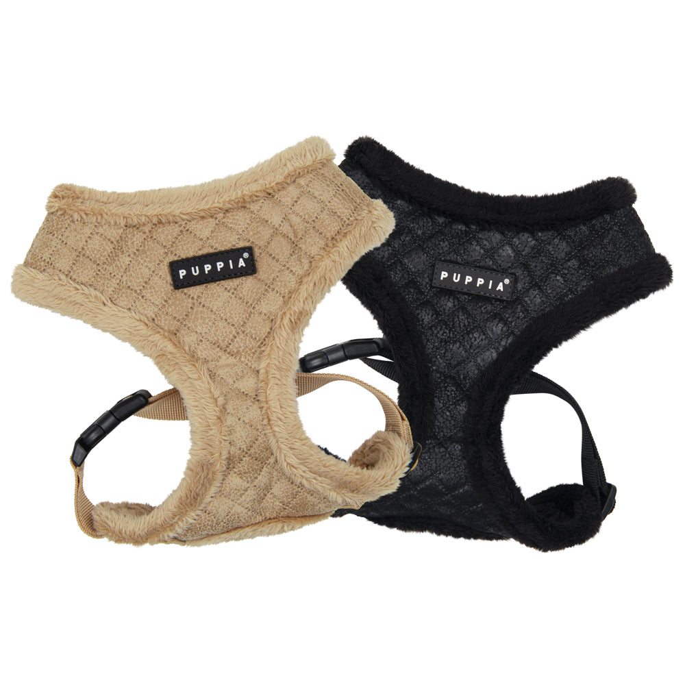 Arnés Douglas Puppia con forro polar suave y cálido, ideal para mantener a tu perro cómodo y protegido del frío durante los paseos en otoño e invierno.