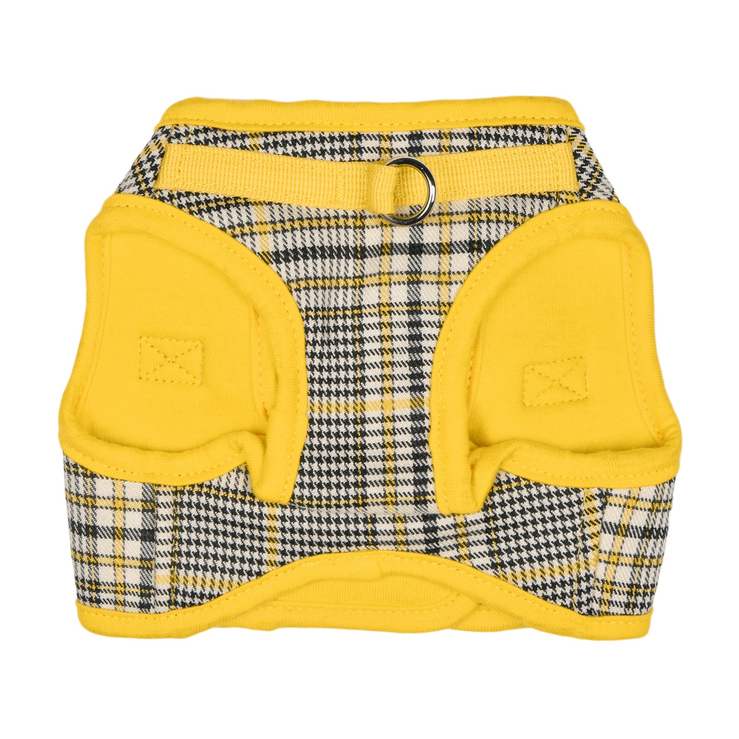 Arnés Chaleco Lucas Puppia en color amarillo para perros pequeños y medianos. Diseño seguro, cómodo y moderno, ideal para paseos diarios.