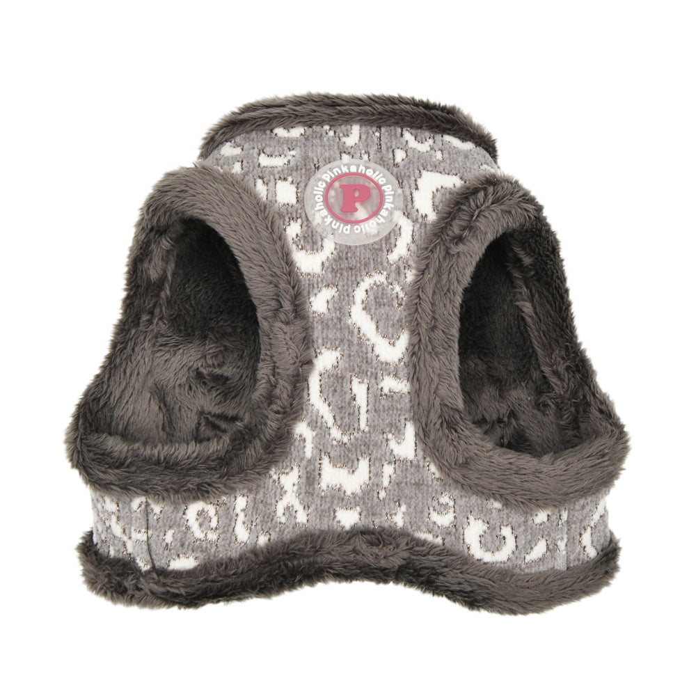 Arnés Chaleco Tailsy Pinkaholic con forro polar, diseñado para mantener a tu perro cálido y cómodo durante los paseos en otoño e invierno.