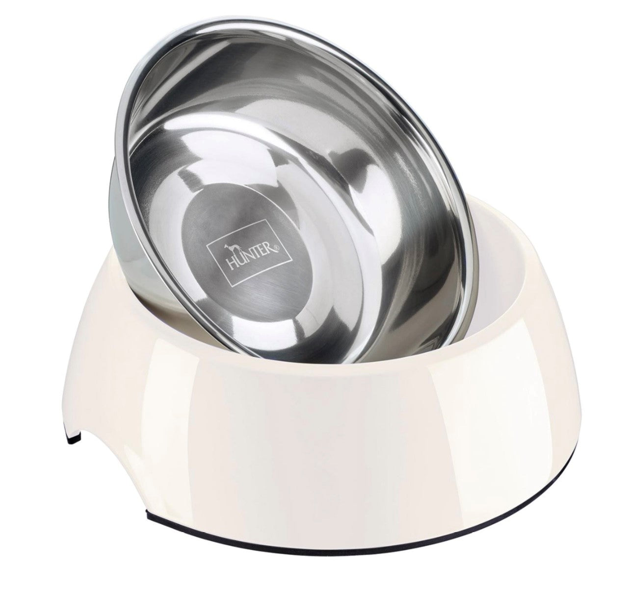 Bebedero de melamina Hunter, duradero y práctico, ideal para perros y gatos.
