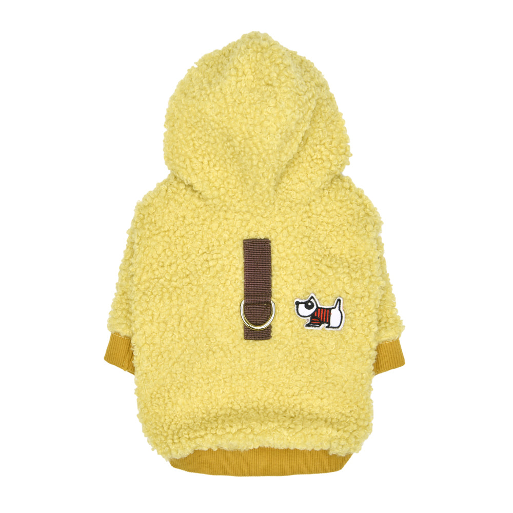 Capucha protectora del Jersey Lasta Puppia para perros, diseñada para proteger la cabeza y las orejas del frío y la lluvia.