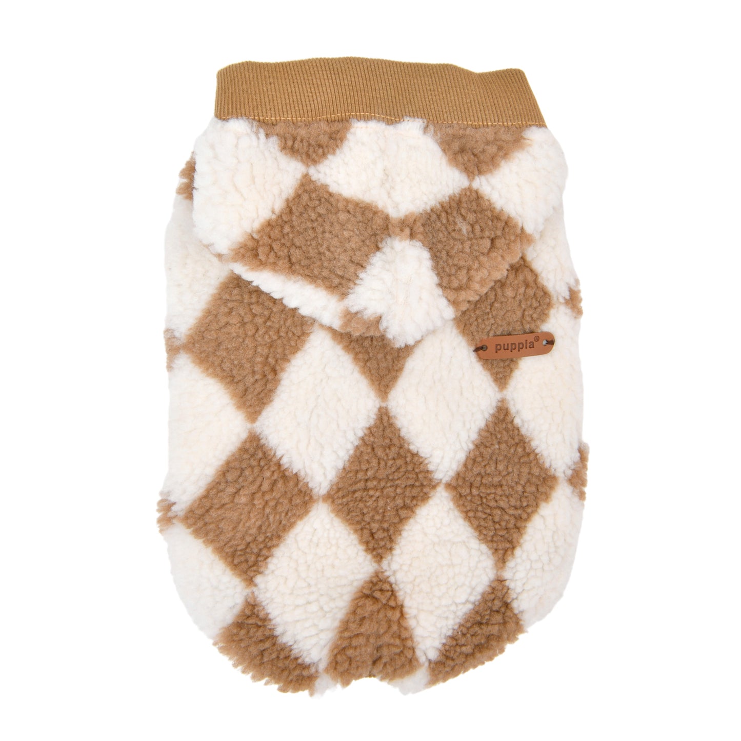 Capucha protectora del Jersey Luca Puppia para perros, que ayuda a mantener la cabeza y las orejas de tu mascota abrigadas en climas fríos.