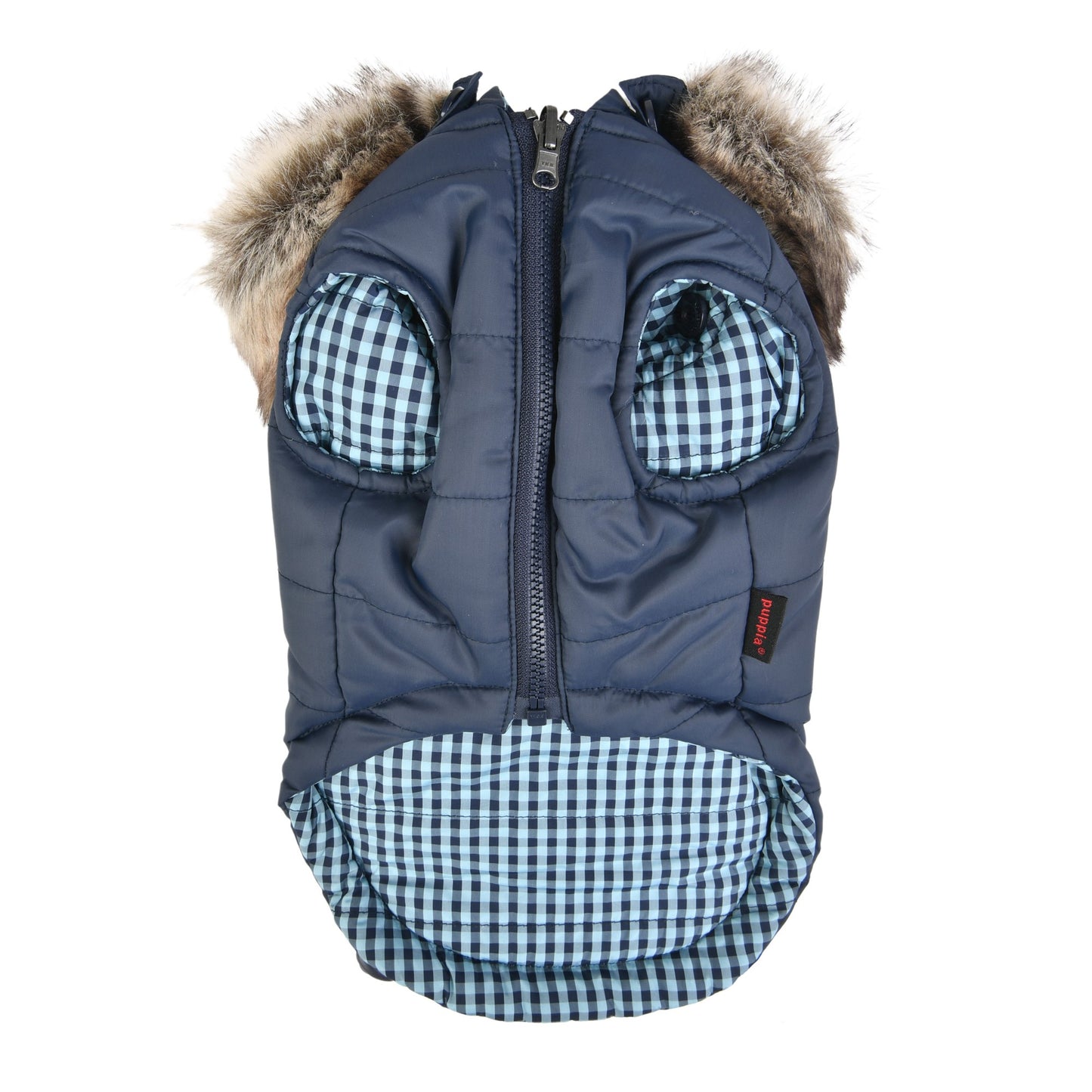 Chaqueta Puppia Hollis, elegante y práctica, impermeable, reversible y perfecta para paseos invernales.