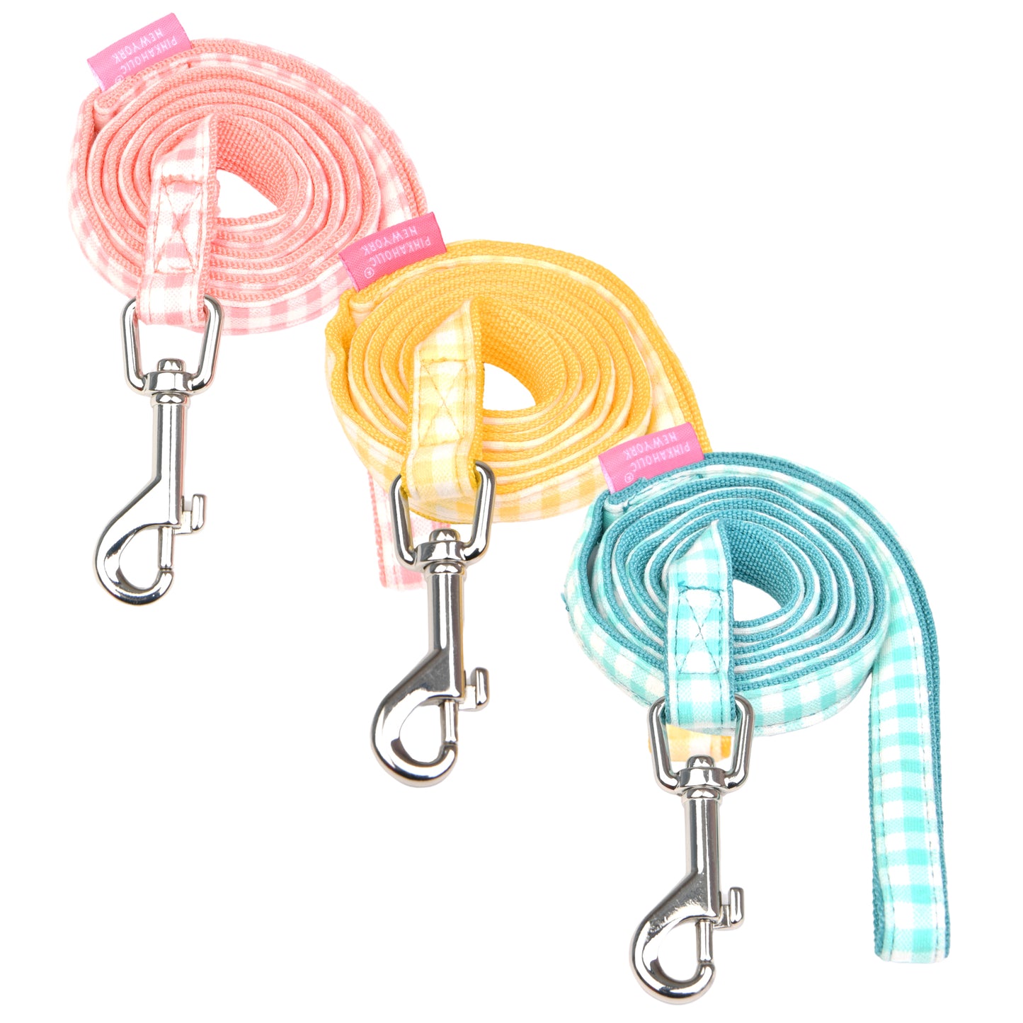 Correa para perro Alaia de Pinkaholic, diseñada con materiales de alta calidad y un diseño moderno. Ligera y ajustable, perfecta para paseos cómodos y seguros con tu mascota.