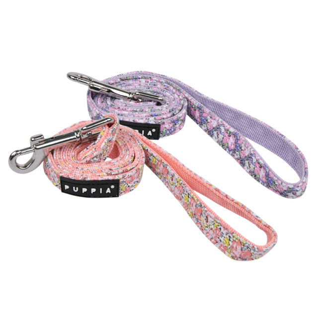 Correa Kealoha de Puppia con diseño vibrante y material resistente, ideal para paseos seguros y cómodos con perros pequeños y medianos.
