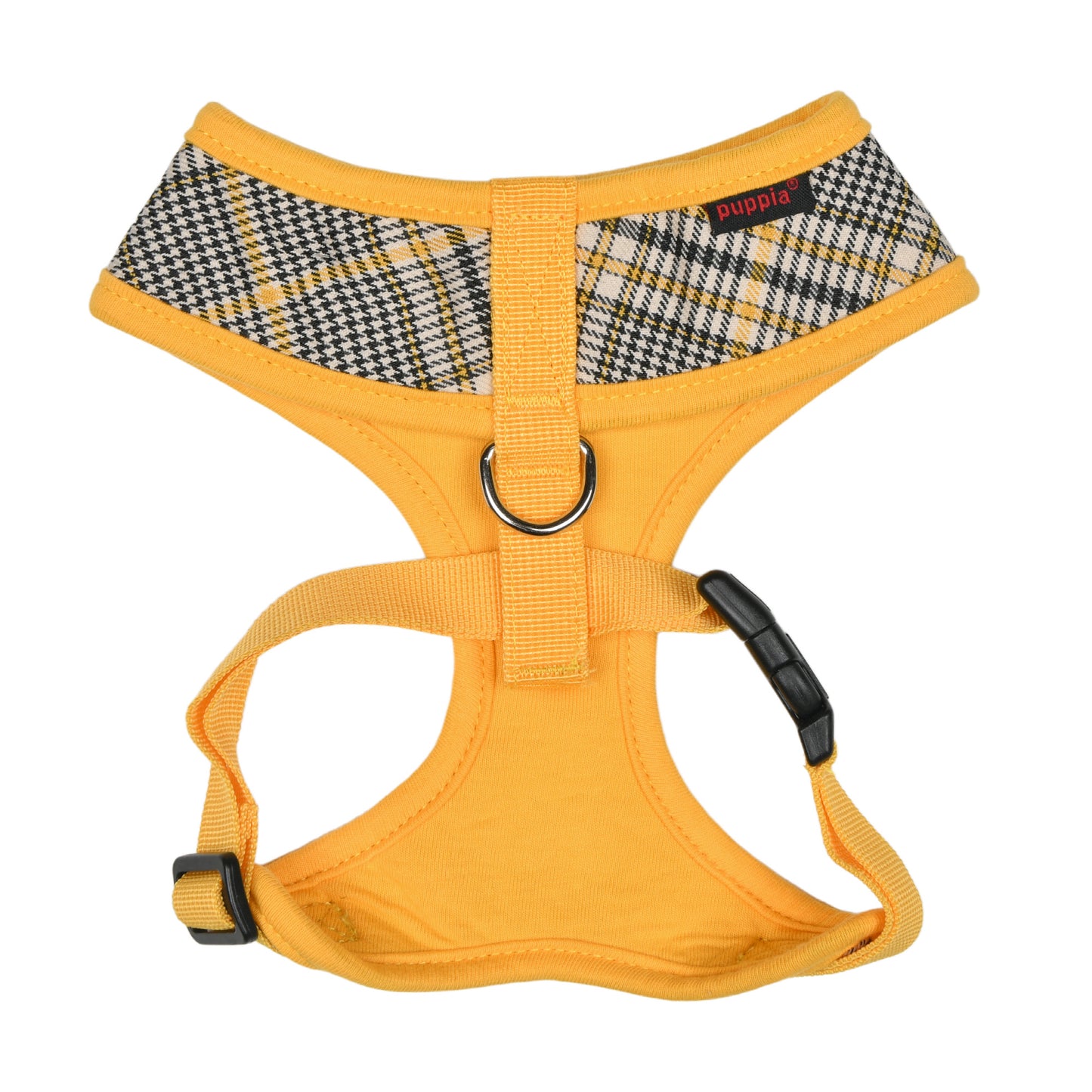 Primer plano del tejido transpirable y resistente del Arnés Lucas de Puppia, diseñado para el confort de tu mascota.