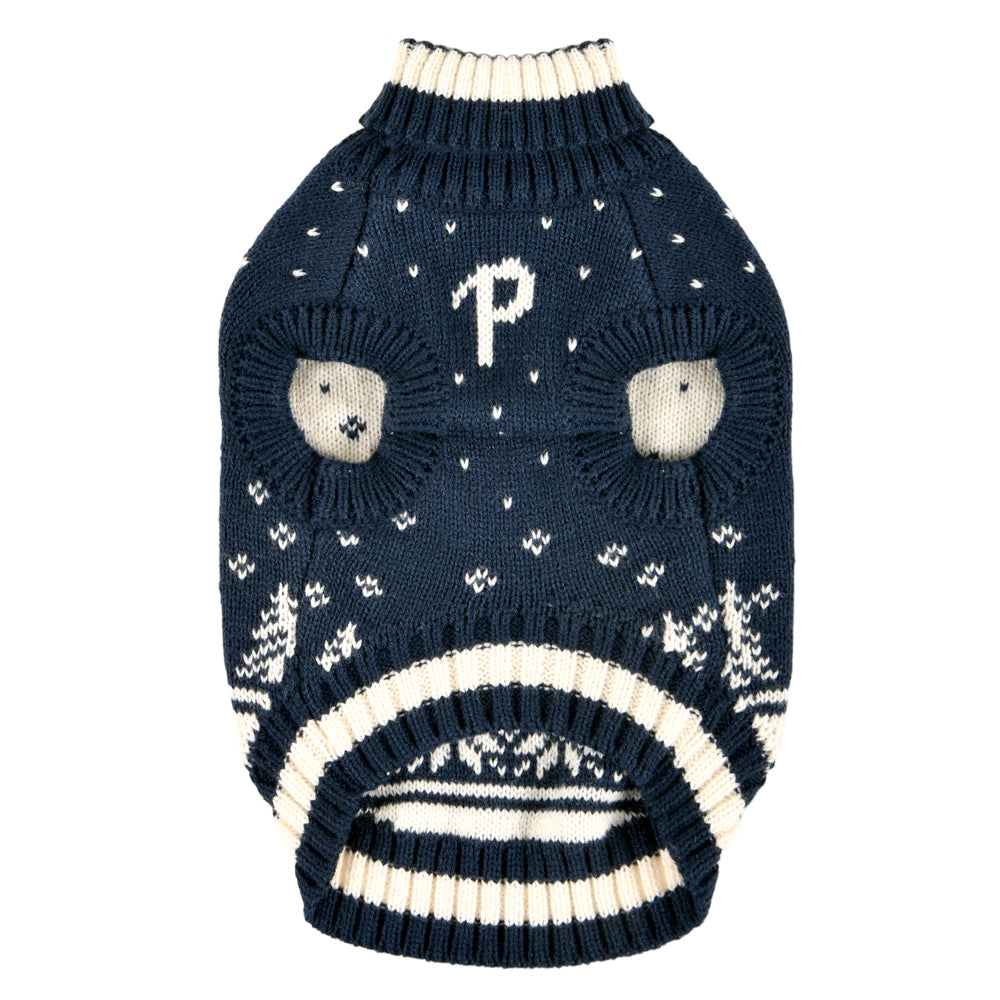 Jersey de cuello alto para perros con un diseño sencillo y moderno, garantizando un look elegante mientras mantiene a tu mascota abrigada.