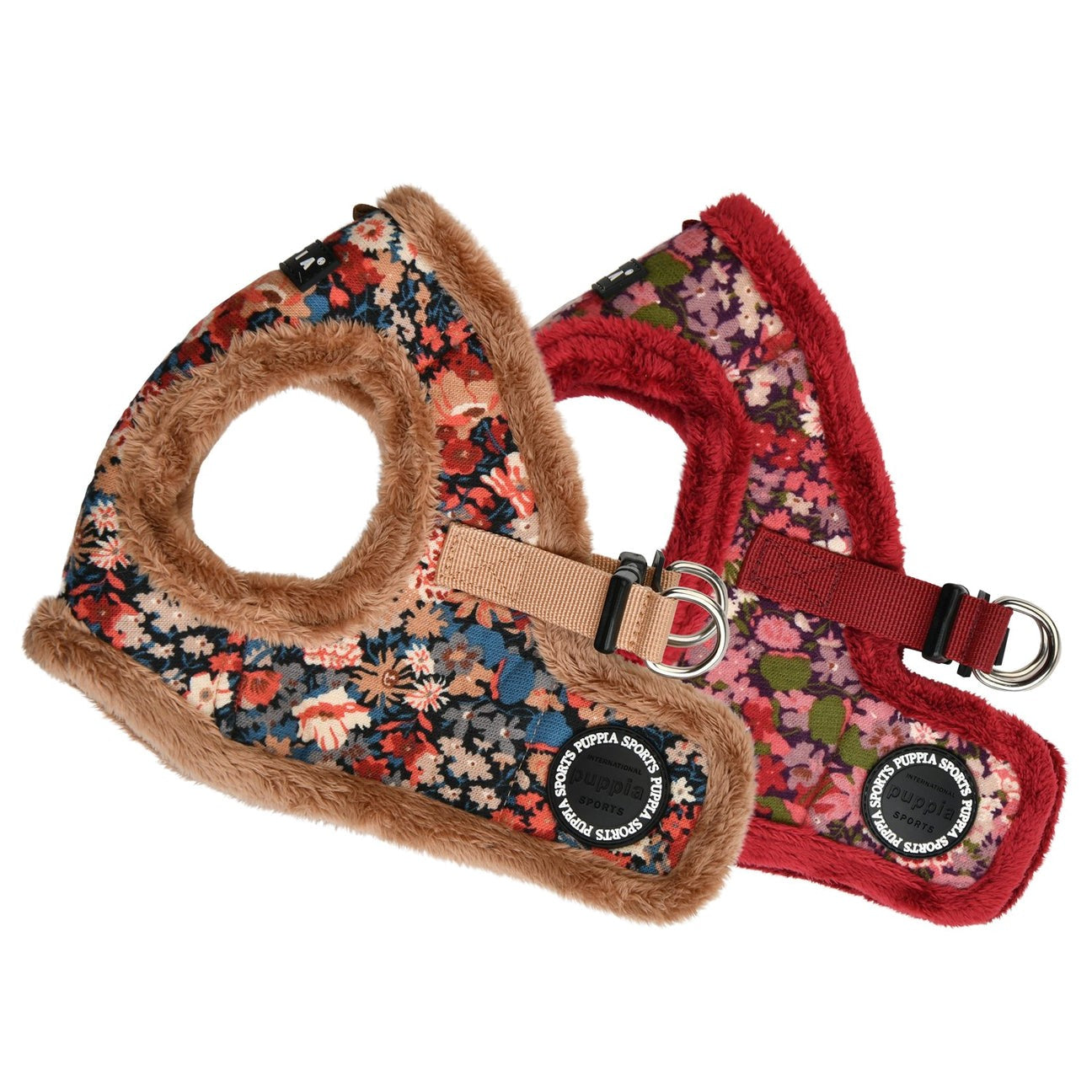 Primer plano del interior de forro polar del arnés chaleco Florent Puppia, diseñado para mantener a tu perro cálido en invierno.