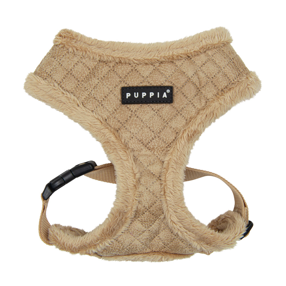 Forro polar suave y cálido del Arnés Douglas Puppia, diseñado para mantener a tu perro protegido y abrigado durante los días fríos de otoño e invierno.