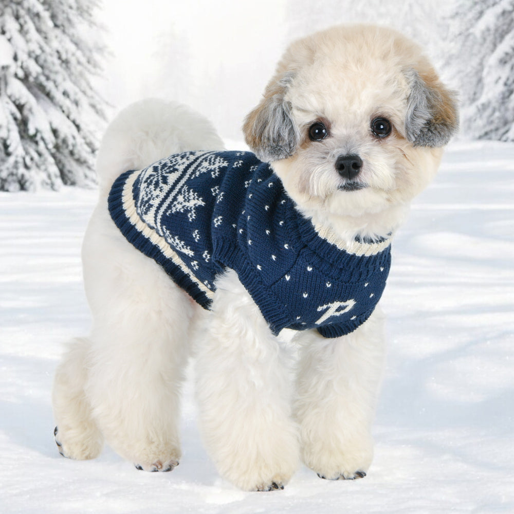 Tejido suave y térmico del Jersey Nevis Puppia, diseñado para proporcionar calidez sin sobrecalentar a tu perro en los días fríos