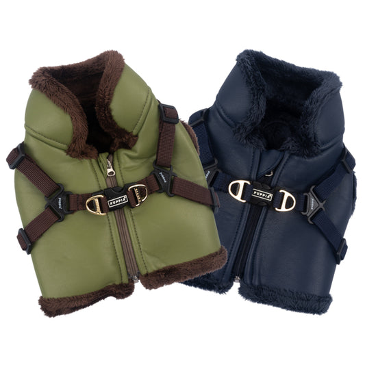 Arnés chaqueta Wynter Puppia con cremallera y forro polar para otoño e invierno.