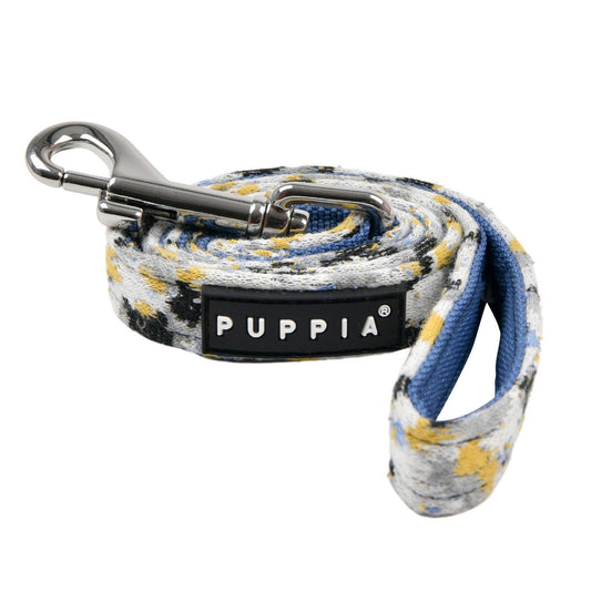 Correa Huxley Puppia de diseño elegante y moderno, combinada con arnés Huxley Puppia, ideal para perros de todas las razas.