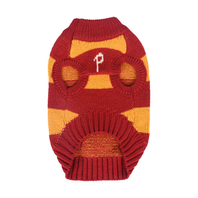 Jersey de invierno para perro Puppia Rugby, de cuello alto, con un diseño sencillo y elegante.