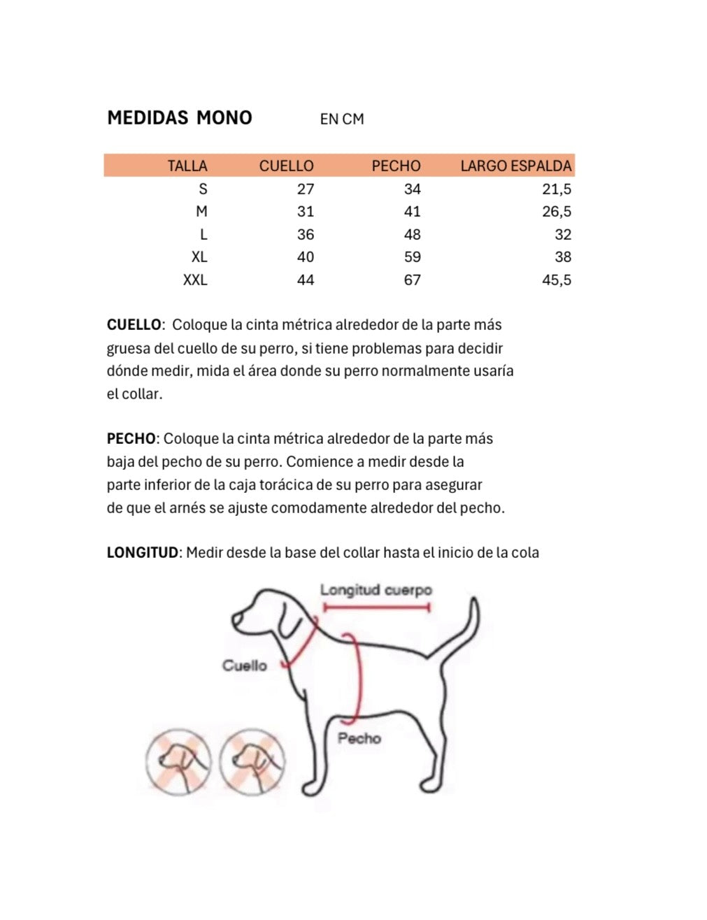 Chaqueta Mono Puppia